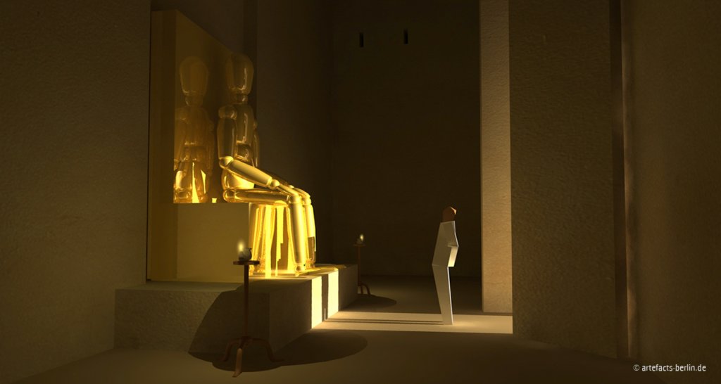 We conducted research on the reconstruction of the lighting conditions in ANE sacral architecture.  We compared and analysed four of the most common temple types in Mesopotamia.  We used standardised 3D models of different temple types for the study.

🔗 artefacts-berlin.de/portfolio-item…