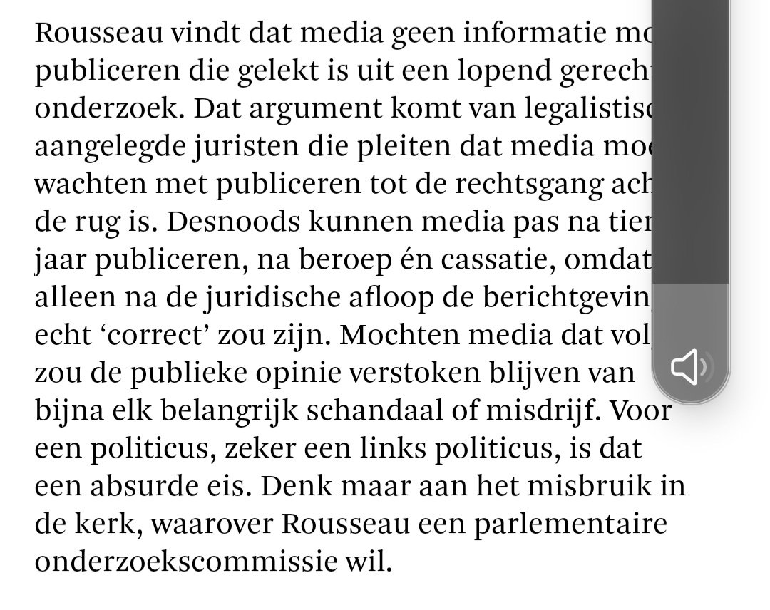 EddyDeNil's tweet photo. "Hoe Conner Rousseau de pers weer onderdanig wil maken!"
Toch is het opvallend dat de pers zich blijkbaar geïntimeerd voelt en alsnog niet tot publicatie overgaat.
#vrtnws #deafspraak #terzake #dezevendedag #vtmnws https://t.co/FMzSVb3jrB