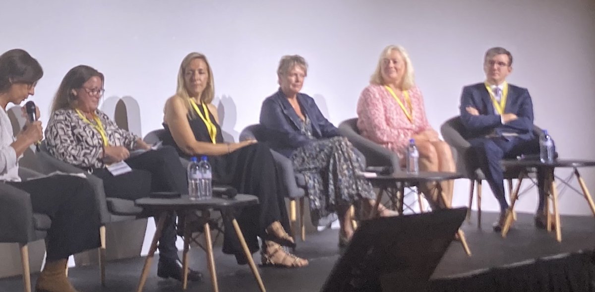 Intervention de ⁦Laurence Laignel présidente ⁦<a href="/AFDS_Officiel/">AFDS</a>⁩ aux journées RH de la santé sur la GRH dans les GHT ⁦<a href="/laFHF/">FHF</a>⁩ ⁦<a href="/ADRHESSlive/">ADRHESSlive</a>⁩ avec notre collègue Céline Laroche