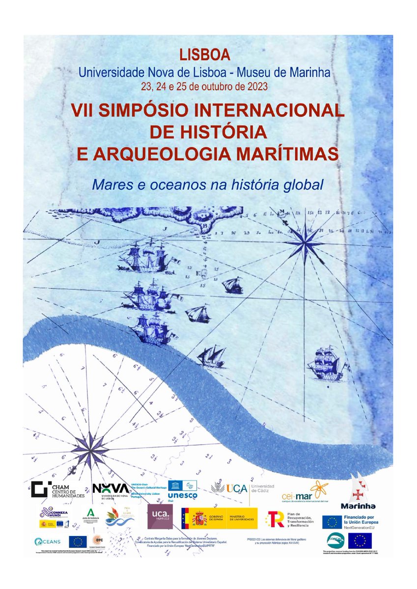 lilysan86's tweet photo. 🥁🥁🥁 #Programa académico del VII Simposio Internacional de Historia y Arqueología Marítimas "Mares y oc��anos en la historia global" 🌊👇
📆23-25 de octubre de 2023
 📍Universidad Nova de Lisboa - Museo de Marina 
Evento #presencial 
@PAIDI_HUM313 https://t.co/TNUd8ARI6c