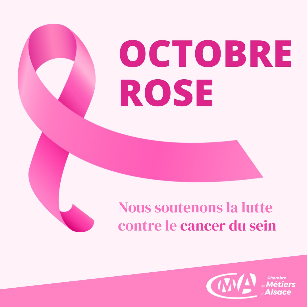 𝐎𝐂𝐓𝐎𝐁𝐑𝐄 𝐑𝐎𝐒𝐄 🎀🎗 La CMA se mobilise pour soutenir la 𝐥𝐮𝐭𝐭𝐞 𝐜𝐨𝐧𝐭𝐫𝐞 𝐥𝐞 𝐜𝐚𝐧𝐜𝐞𝐫 𝐝𝐮 𝐬𝐞𝐢𝐧. Un mois de sensibilisation et de prévention pour lutter contre le cancer du sein et tous les autres cancers. Ensemble, nous pouvons faire la différence. 💪💗