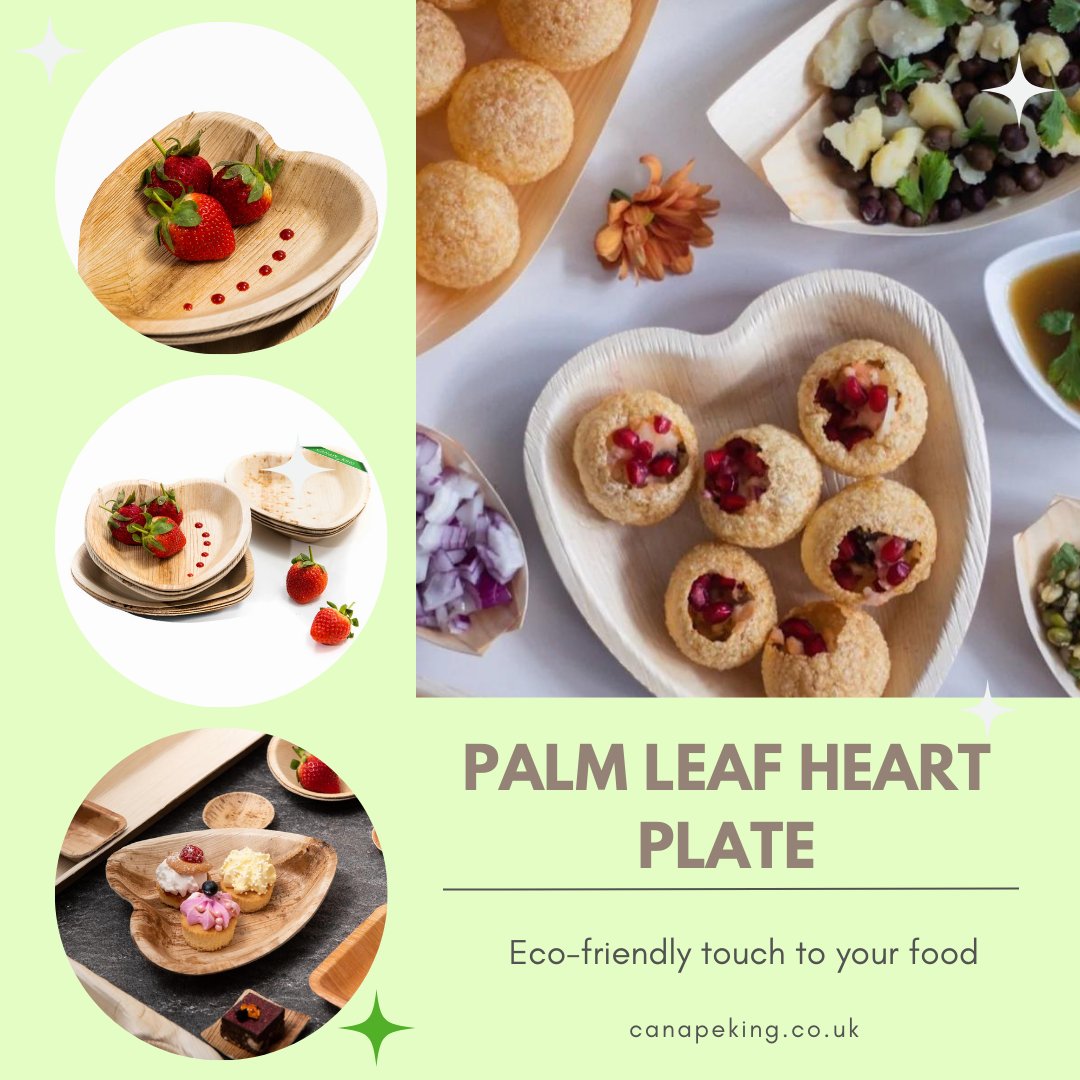 🌿 Add an eco-friendly and rustic touch to your food service with our Palm Leaf Disposable Heart Plate/Bowl! ❤️ 
-
-
-
Buy now
Link in bio
#PalmLeafPlate #EcoFriendlyDining #BiodegradableTableware #SustainableLiving #RusticAppeal #FoodService #EventEssentials #GreenOption