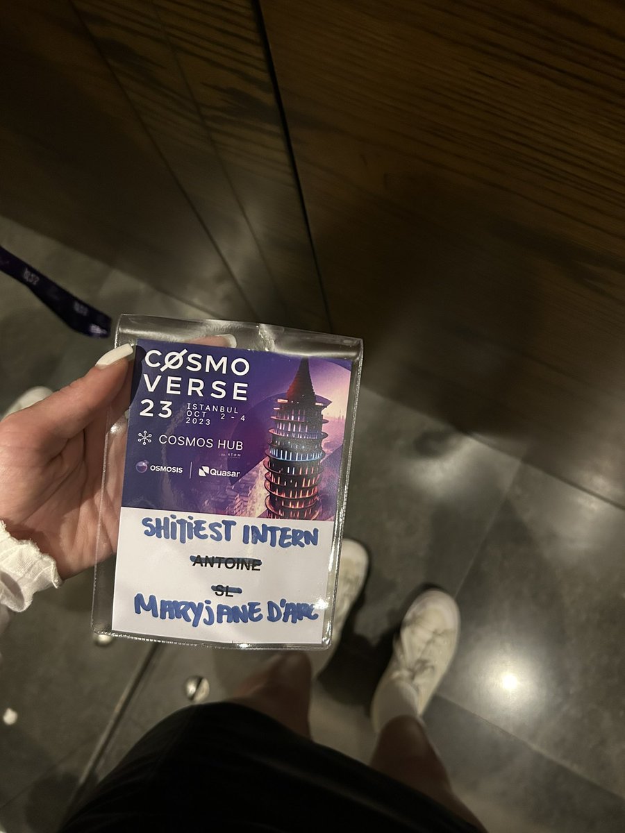 stkfritesintern's tweet image. Intern stuff @CosmoverseHQ