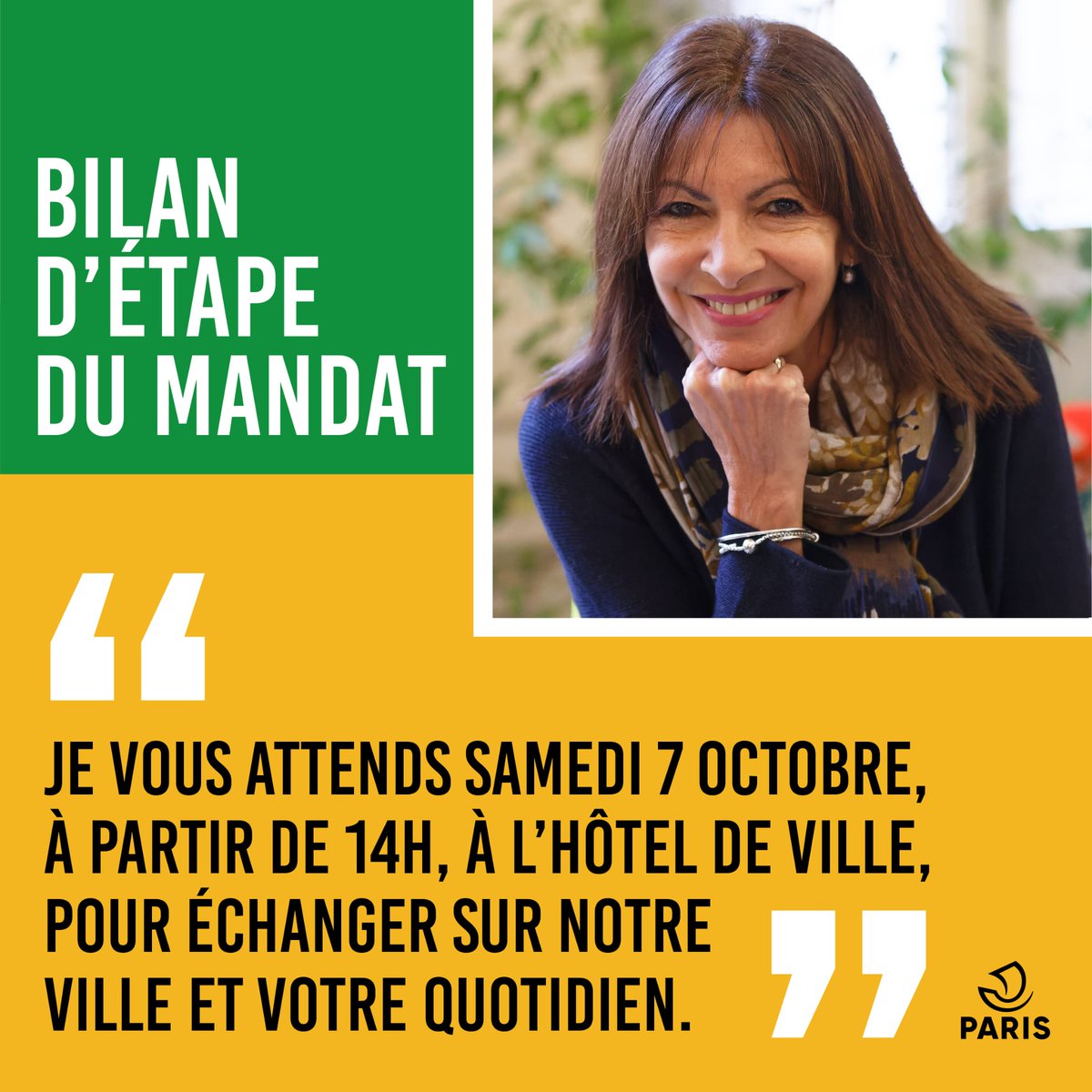 Anne_Hidalgo's tweet photo. 📅 Ce samedi, l'Hôtel de Ville ouvre ses portes en grand ! 

Venez échanger avec vos élus parisiens et découvrir les grandes transformations de @Paris, en plus de profiter des diverses animations gratuites pour petits et grands.

Tout savoir : https://t.co/g88Evi9FfR https://t.co/jjadTezHWn