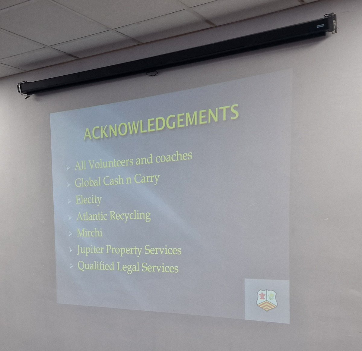 Juniors presentation done. Well done to all the winners.
Big shout out to all the volunteers, coaches and of course the sponsors.