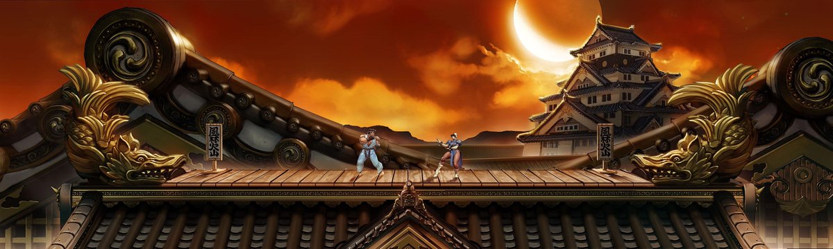 ShotoGamer's tweet photo. Different iteration of Ryu like SF2 stages in 3D games. And also bonus unused #RyuStage concept art #TatsunokoVsCapcom #SFOnlineMouseGeneration https://t.co/2PkLrnCjHL