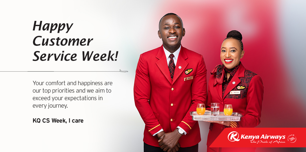 KenyaAirways's tweet photo. Happy #CustomerServiceWeek2023! https://t.co/rdFLsE4fFl