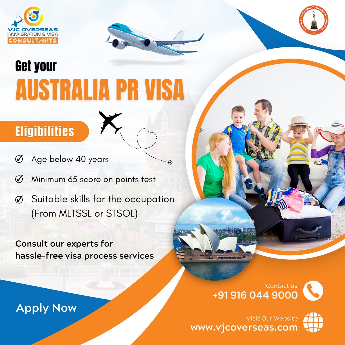 VJCOVERSEAS's tweet photo. For the best Australia PR visa services call VJC Overseas
+91 9160449000
https://t.co/KAv0NLRWJi
#AustraliaImmigration #Australiavisa #PRVisa #Immigrationconsultants #AustralianDream #Permanentresidency #AustralianCitizenship #AustralianVisaProcess #ImmigrationLaw https://t.co/iy06NwosxE