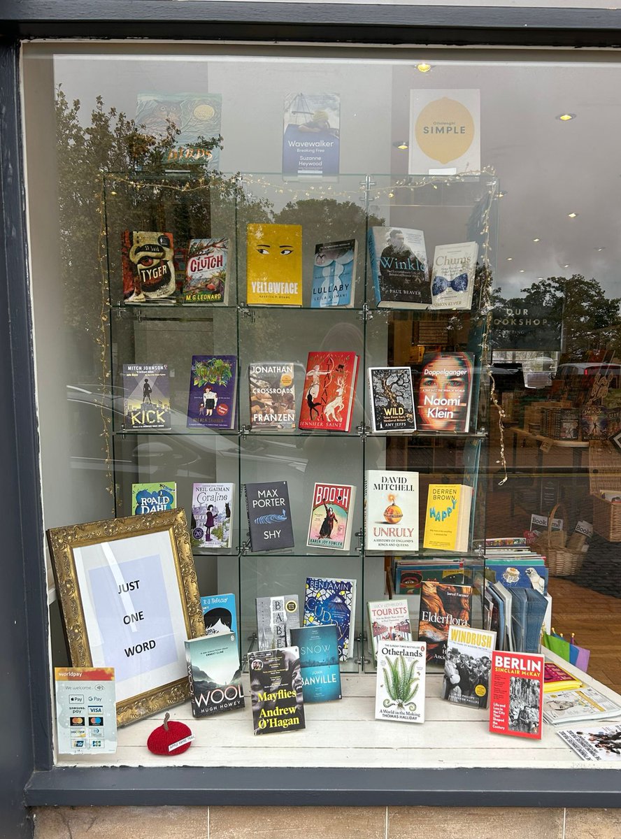 Our_Bookshop's tweet photo. New shop window!
#JustOneWord
All contributions appreciated. https://t.co/gGc5kg3Xh4