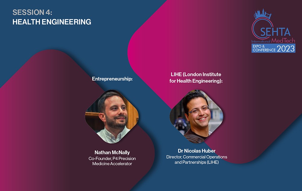 With only 4 weeks to go until #SEHTAMedTechExpo Annual Conf on 3 Nov, why not come along to hear from @P4precision & @KingsCollegeLon (LIHE) talk about #HealthEngineering. Prices from £300+VATpp & #NHS #AHSN staff attend FOC👉bit.ly/3Hk1dyi #Medtech #Health #SMEs