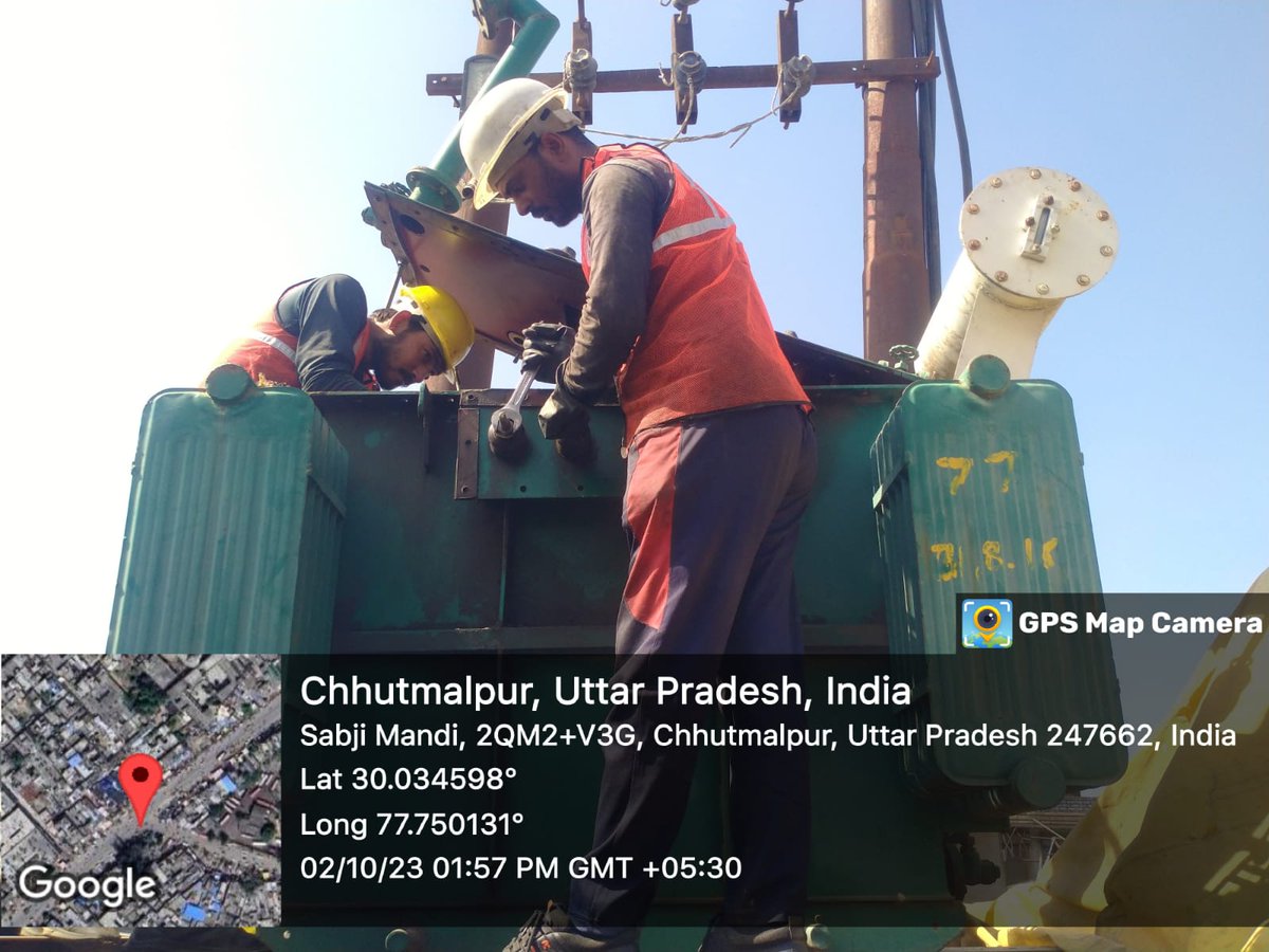 Spot maintanance work under progress at KAMALPUR  EDD-BEHAT,of 250kva tf , by Pvvnl Workshop Team SRE
<a href="/aksharmaBharat/">A K Sharma</a>
<a href="/UppclChairman/">CMD UPPCL</a>
<a href="/MdPvvnl/">MD Pvvnl</a>
<a href="/PVVNLHQ/">Pashchimanchal Vidyut Vitran Nigam Ltd</a> <a href="/Chief_SRE_Zone/">Chief Engineer Saharanpur Zone</a> 
<a href="/SEworkshopPVVNL/">Pankaj Agarwal</a>