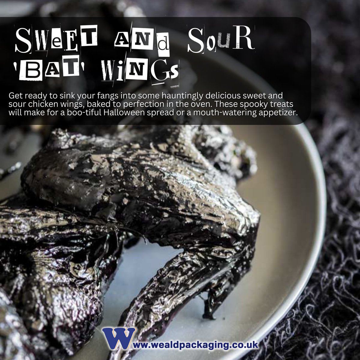 WealdPackaging_'s tweet image. It's a spooky season.

This is just the first of many amazing Halloween ideas, recipes and treats to come over this creepy month.

If you make any of these spooky recipes please tag us in your creation

#halloween #sweetsour #batwings #chicken #halloweenideas #packagingsupplies