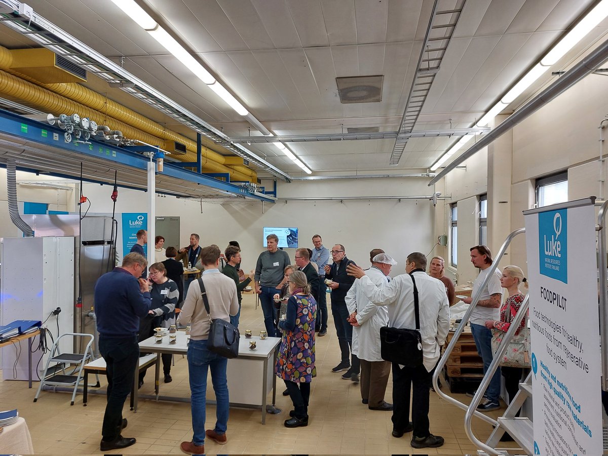 Pian alkaa Luken ekstruusiodemopäivä Jokioisilla. Moniruuviekstruuderin mahdollisuudet on lukuisat! <a href="/LukeFinland/">Luonnonvarakeskus</a>