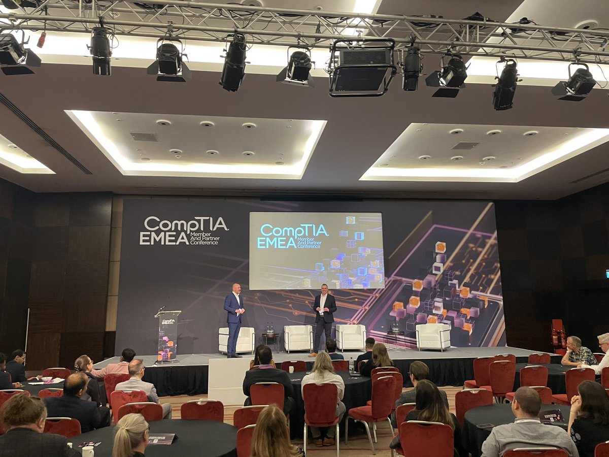 Exciting day ahead @CompTIA_EMEA conference in Westminster #emeacon #comptiateach