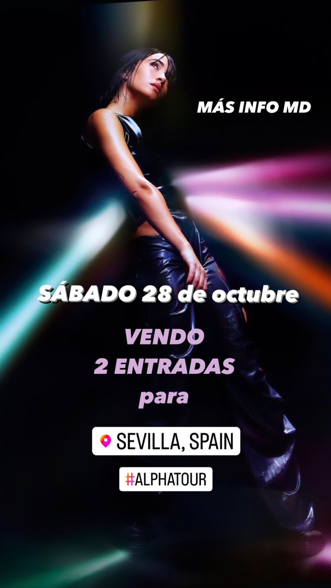 yabraya's tweet photo. TENGO 2 ENTRADAS DE AITANA MUY BIEN SITUADAS !!!! MD o instagram yashira_26 https://t.co/i2BkGlRHx5