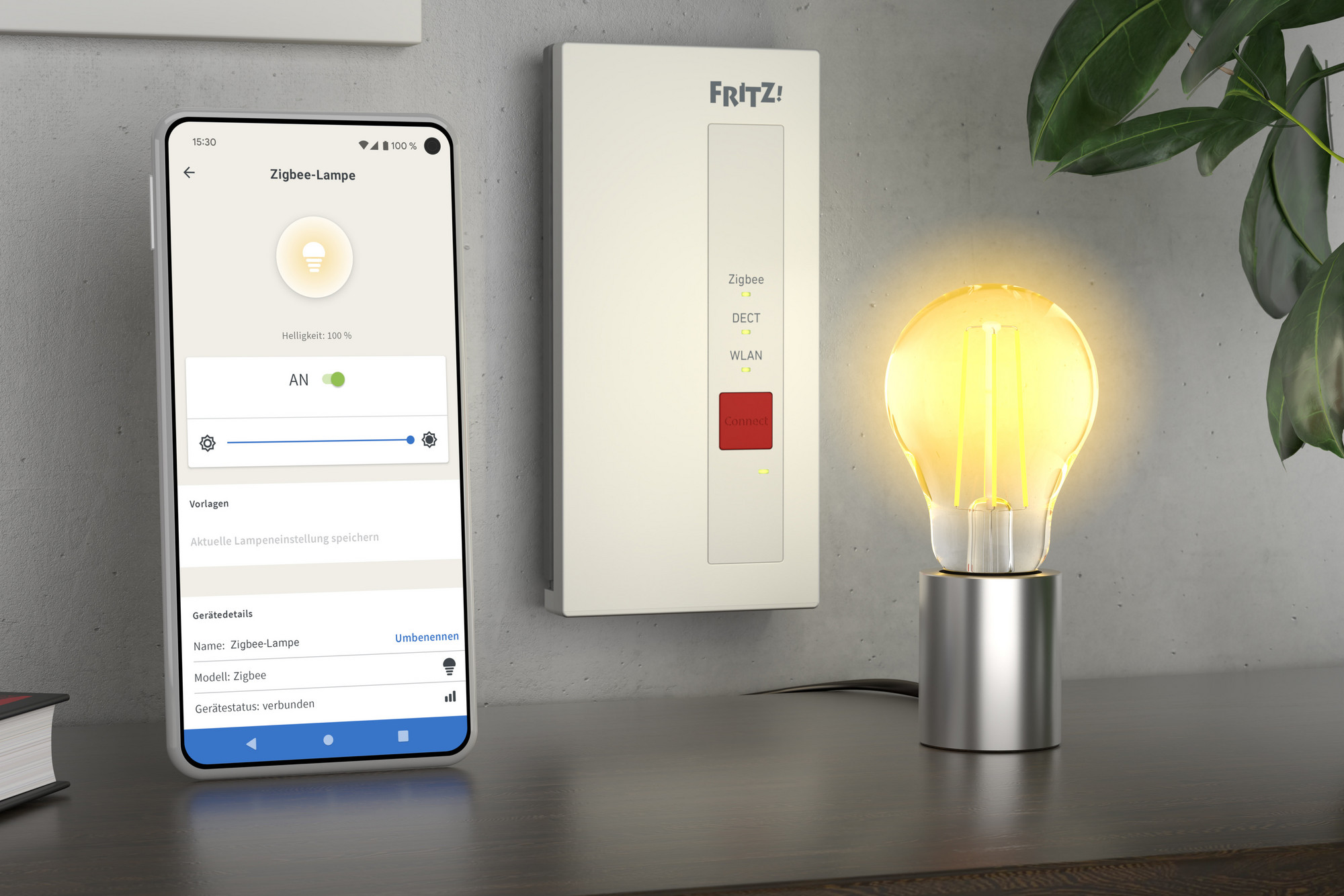 FRITZ!Box on X: FRITZ! lighting new Gateway the provides of are range home FRITZ!Smart compatible Home the 💡 \