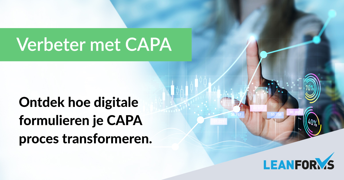 LeanForms's tweet image. Bedrijfsprocessen worden steeds complexer, maar #CAPA maakt het mogelijk om problemen te identificeren, corrigerende maatregelen te plannen en herhaling te voorkomen. Meer weten? 👉 eu1.hubs.ly/H05zrVp0

#LeanForms #Procesoptimalisatie #Digitalisering