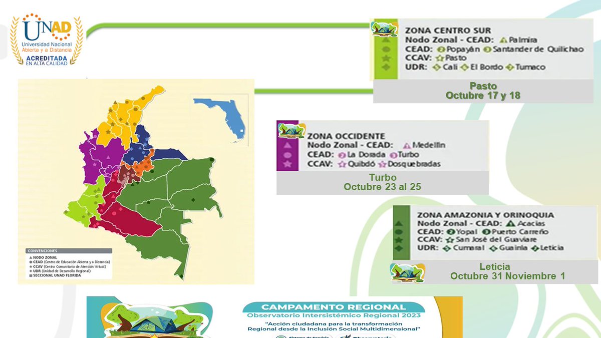 El OIR de las Regiones UNAD tweet media