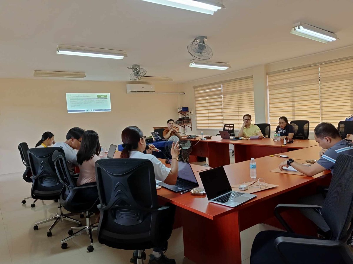 On September 29, 2023, the Philippine Normal University (PNU)-SECRA team held a policy brief review with the participation of Dr. Amor Loniza, Prof. Cyren Oseña, Dr. Victoria delos  Santos, Dr. Reynald Cacho, Ms. Roxan Englatierra and Dr. Rejulios M. Villenes.