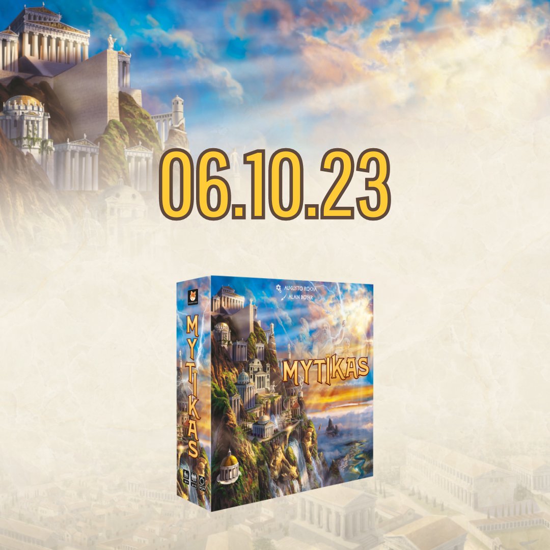 J-4. Qui parviendra à se faire une place au sommet du Mont Olympe ?
-------------------------------
#Mytikas #J2S #Essen #2023 #boardgame #boardgames