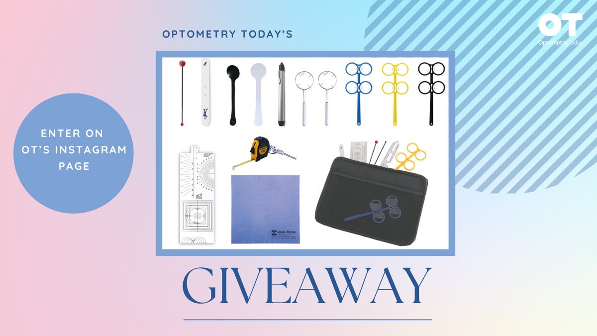 OptometryToday's tweet image. Only two days left to enter our Instagram giveaway. If you know an #OptometryStudent or pre-reg optometrist who would benefit from this optometry instrument kit, tag them in the comments below. To enter, visit our Instagram page 👉 ow.ly/jYkc50POhmW #OT