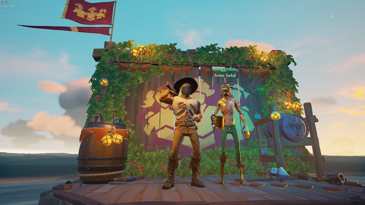 3amoorzi's tweet photo. It is after all, Sea of Friends.. #SeaOfThieves #BeMorePirate #CommunityWeekend @SeaOfThieves https://t.co/TCkmGvF2QB