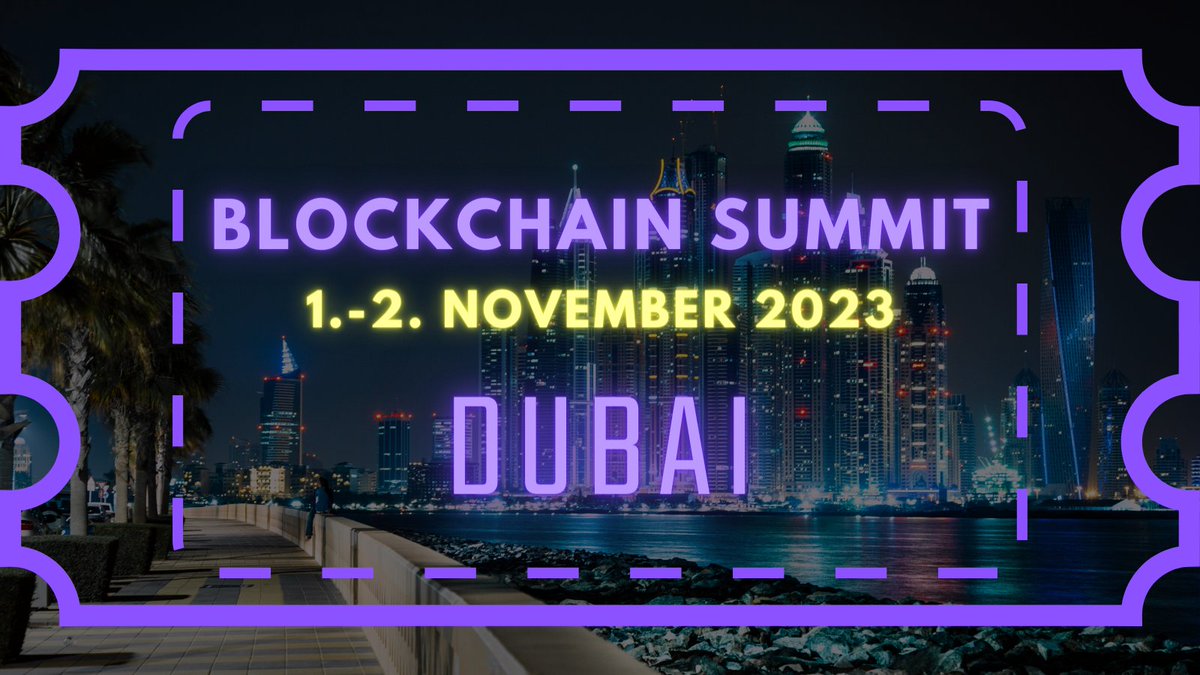 Excitement is building as we gear up for the most epic #BlockchainSummit of the year in Dubai! 🌐

Don't miss out on the future of #Web3! Reserve your spot now! 🎟️

worldblockchainsummit.com/dxb-nov-23