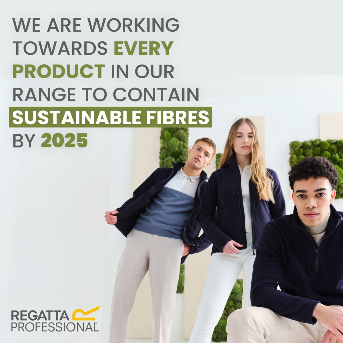 We are working towards every product in our range to contain sustainable fibres by  2025 ♻️

To learn more about sustainability at Regatta visit ow.ly/6JsF50PRNVC