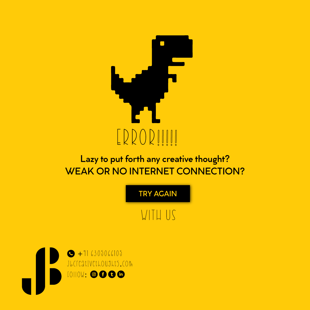 jbcreativity's tweet photo. Error!!!
Getting Creative Thoughts?
Try with US

Let's Grow Creative With @jbcreativethoughts
📱Contact Number: +𝟵𝟭 𝟲𝟯𝟬𝟱𝟬𝟲𝟲𝟭𝟬𝟱
📧 Email: contact@jbcreativethoughts.com
🌐 Website: https://t.co/IjtGwqadII
.
#jbct #jbcreativethoughts #errors  #digitalmarketingagency https://t.co/GRgnDjDTdL