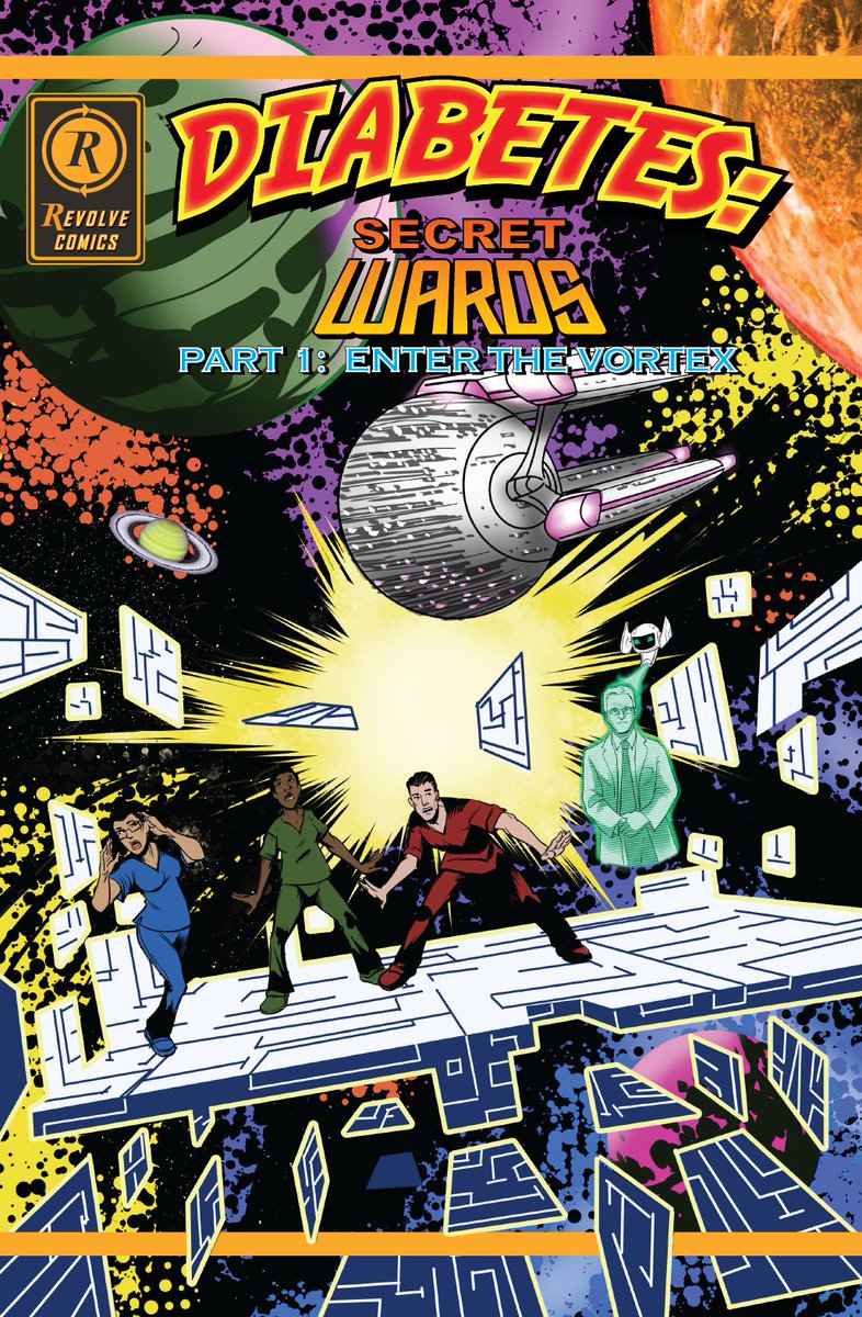 Here's the awesome cover...

Art by <a href="/JimLavery1/">Jim Lavery</a> 
Graphics by <a href="/Dannymc66/">Danny McLaughlin</a> 

#EducationDoneDifferent #t1 #diabetes #comics