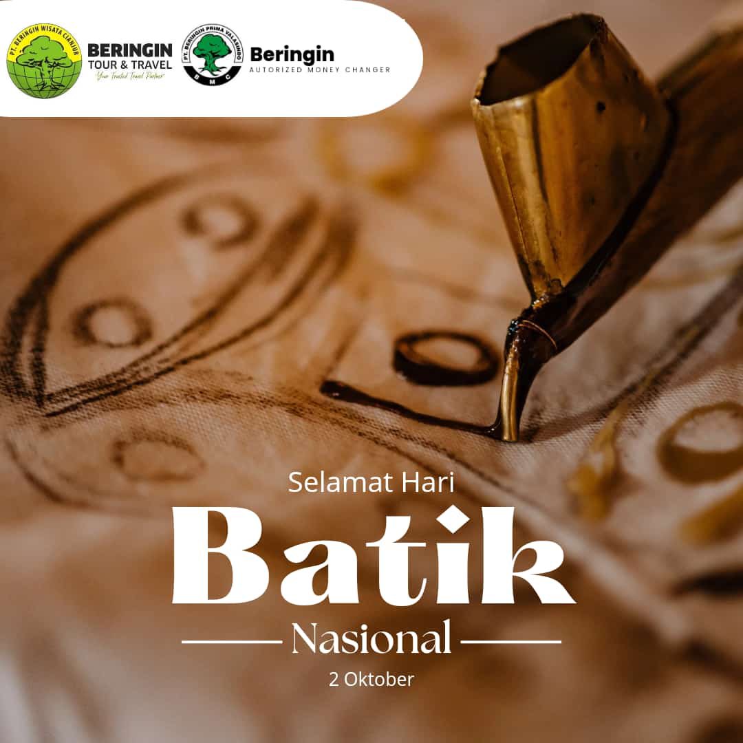 BeringinTourINA's tweet photo. Selamat Hari Batik! It's a time to appreciate the intricate designs and rich heritage behind this traditional Indonesian art form 🇮🇩❤️#batikday https://t.co/xEBKDbUdAL