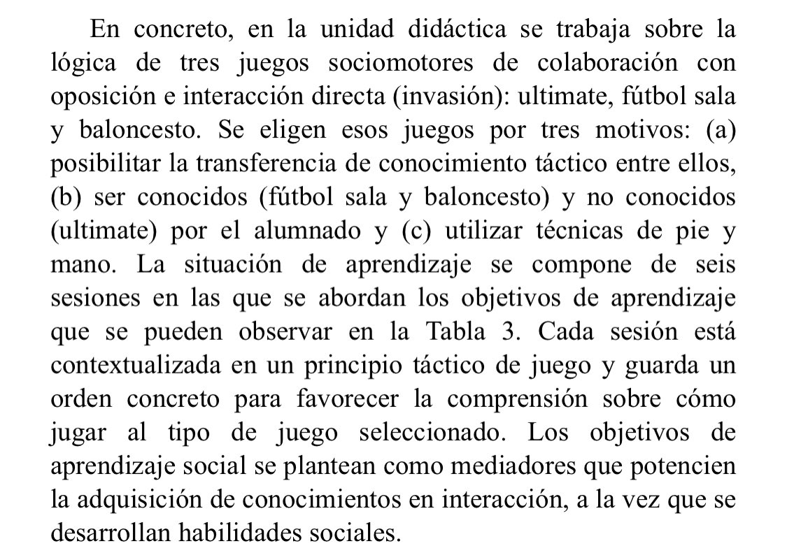 Jlariase's tweet photo. BD! Nueva contribución sobre @TGfUInfo relaciones sociales y situaciones motrices de aprendizaje #edufis en el 📕“Procesos de enseñanza y aprendizaje en educación física”. Aplicación #LOMLOE en ESO, BACH y FP https://t.co/6vYzHLpgpe #BTeamEsp @mdltmorales #situacionaprendizaje https://t.co/H7onfpgIcl