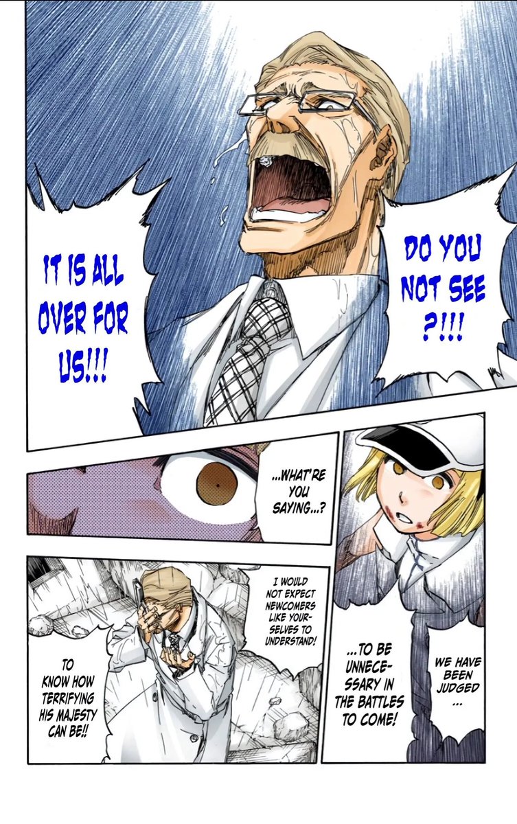 DBWUDE's tweet photo. Damn the anime changed up a lot. They delayed Fraud Zeroβs demise by one episode π #DBLEACH https://t.co/JSuKWOUlKh