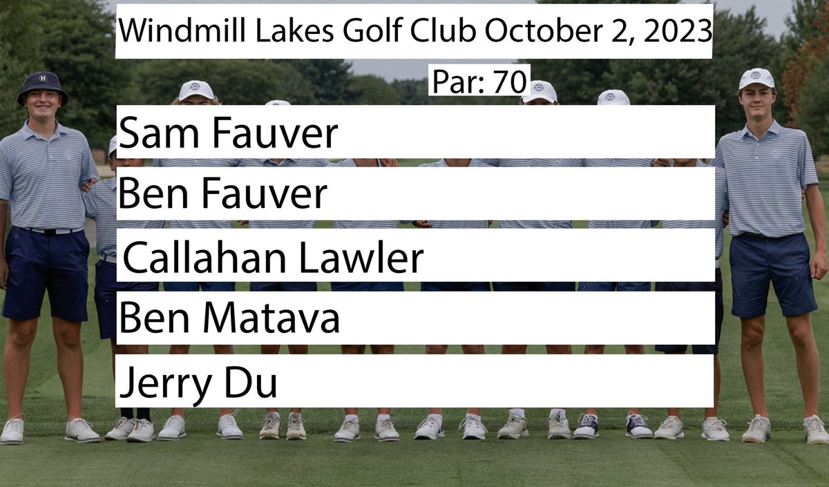 Hudson Boys Golf tweet media