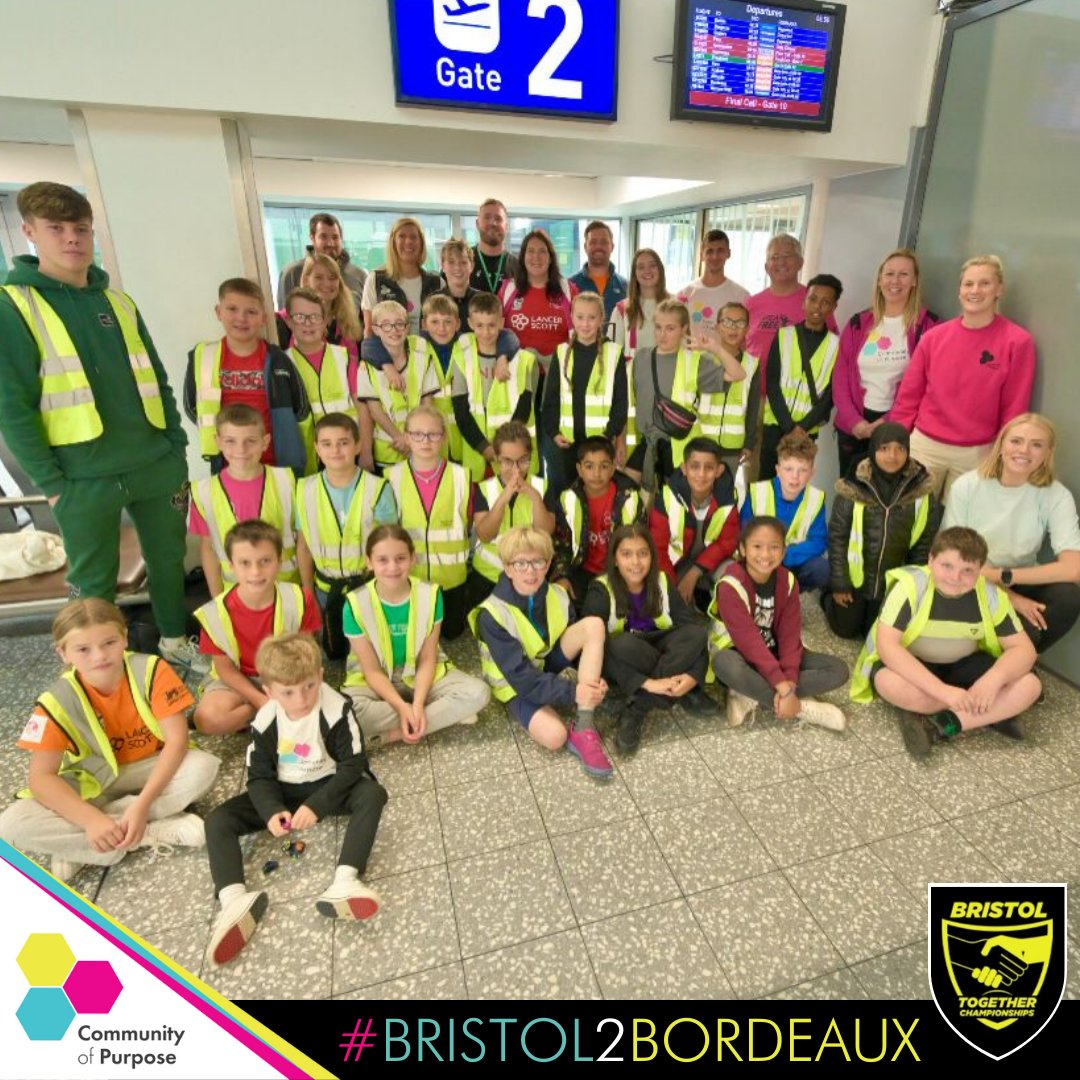 We're off!! 🇬🇧 ➡ 🇫🇷

Ready for a GREAT week of inclusivity, fun, friendship and football at Bordeaux. 

With us are two young leaders- '22 BYHA Action Hero Winner Lola and Break Free volunteer, Zack.

Thanks to <a href="/LancerScottLtd/">Lancer Scott Ltd</a>, <a href="/forticeUK/">fortice</a> and @QuartetCF_BANES

#Bristol2Bordeaux