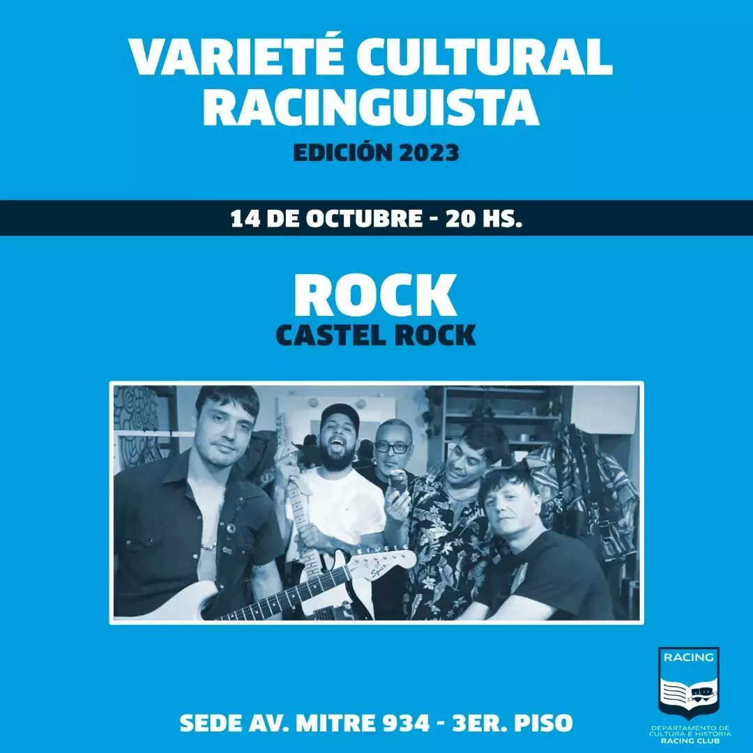 Fetiche criollo y Castel Rock nos traen toda su música.