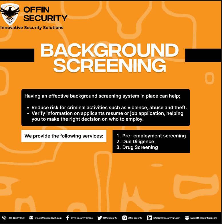 Start your Monday with a cup of motivation and the peace of mind that comes with our thorough and reliable background checks/ screening services. 
#offinsecurity #privatesecurity #backgroundchecks #reliable #innovation #professionalism