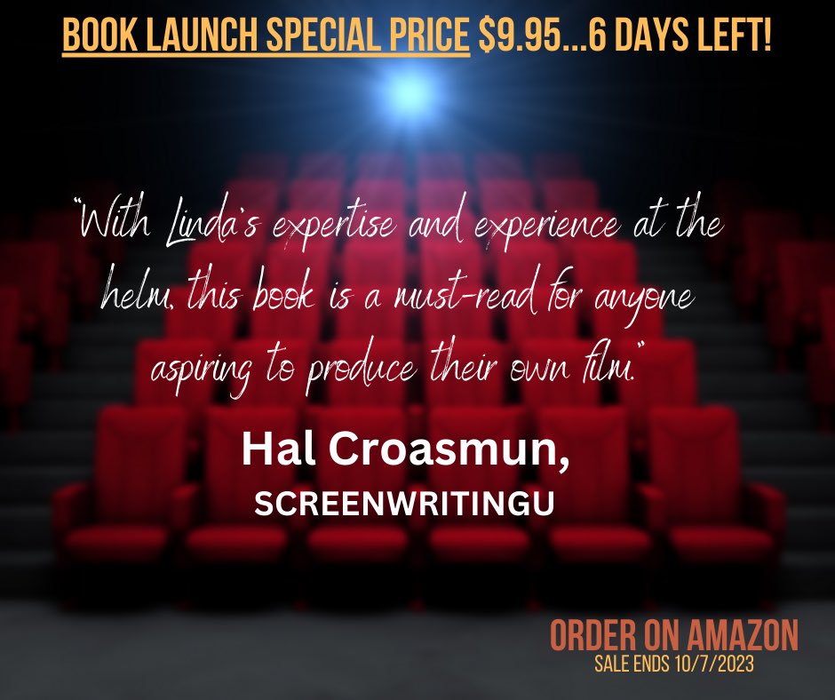 Huge thanks to Hal Croasmun for writing the foreword to my book!
￼
It's always been a pleasure speaking at your #ScreenwritingU events.
Read Hal's foreword in the SAMPLE provided at the Amazon link: amazon.com/Shooting-Stars…

#shootingforthestars #filmproducer