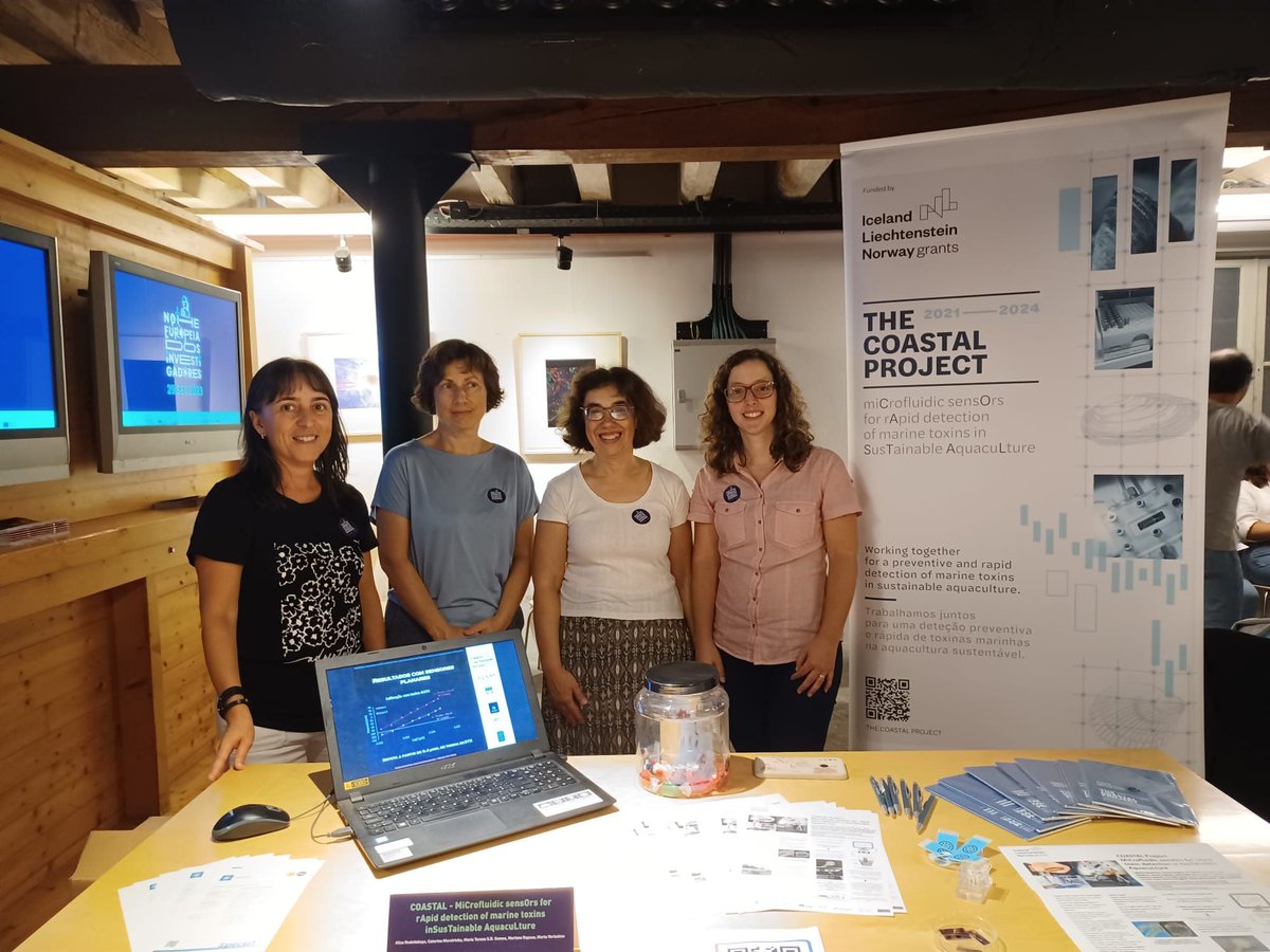 COASTALProject_'s tweet photo. The @COASTALProject_ was present at the European Researchers' Night 23 at Fabrica da Ciencia Viva - Aveiro. We would like to express our gratitude to everyone who visited us and showed interest in our project.
@CESAM_Univ @UnivAveiro @EEAGrantsPT #bluegrowth #DGPM #toxins https://t.co/VgMlLu9RVK