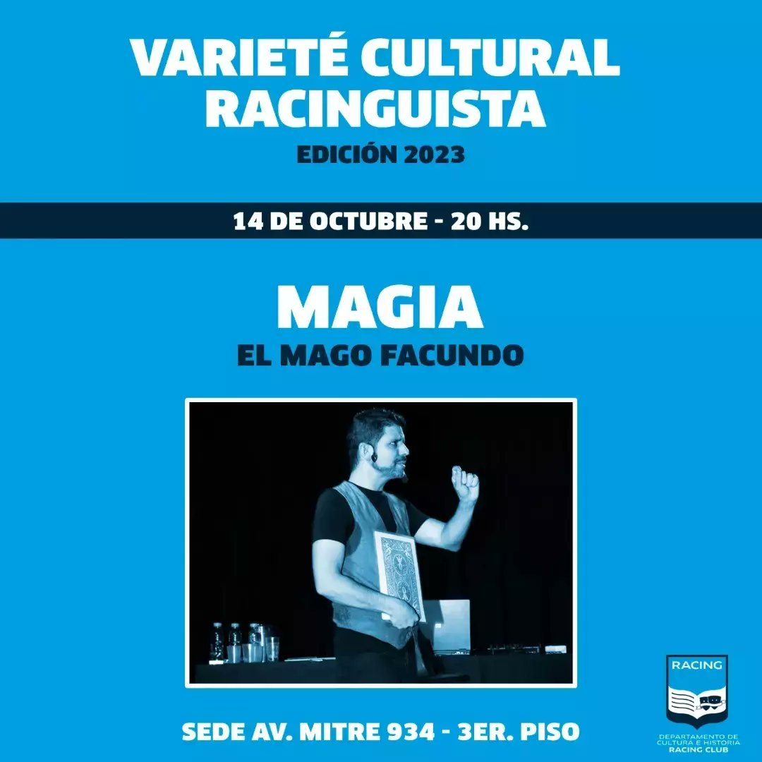 <a href="/LeanPapi/">@LeanPapi</a> <a href="/sof_1903/">Sofía Antonacci ⭐⭐⭐</a> <a href="/TanoMaringolo/">Tano Maríngolo 🎓</a> El Mago Facundo hará magia entre los presentes.