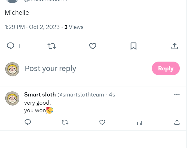 gggggggggggood morning 😜❤️
The winner of the previous post
Would you like us to post cool contests for you?
#nft #NFTartists #NFTCollection #NFTCommunity #NFTGiveaway #Freemint