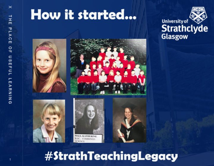 StrathEDU's tweet photo. Only one day to go until #WorldTeachingDay, and today's #StrathTeachingLegacy features our legend in education, Professor Kate Wall @kate_wall98. Kate specialises in all things practitioner enquiry, primary/early years education, voice and so much more. Find out more... https://t.co/Biy3yYt4rg
