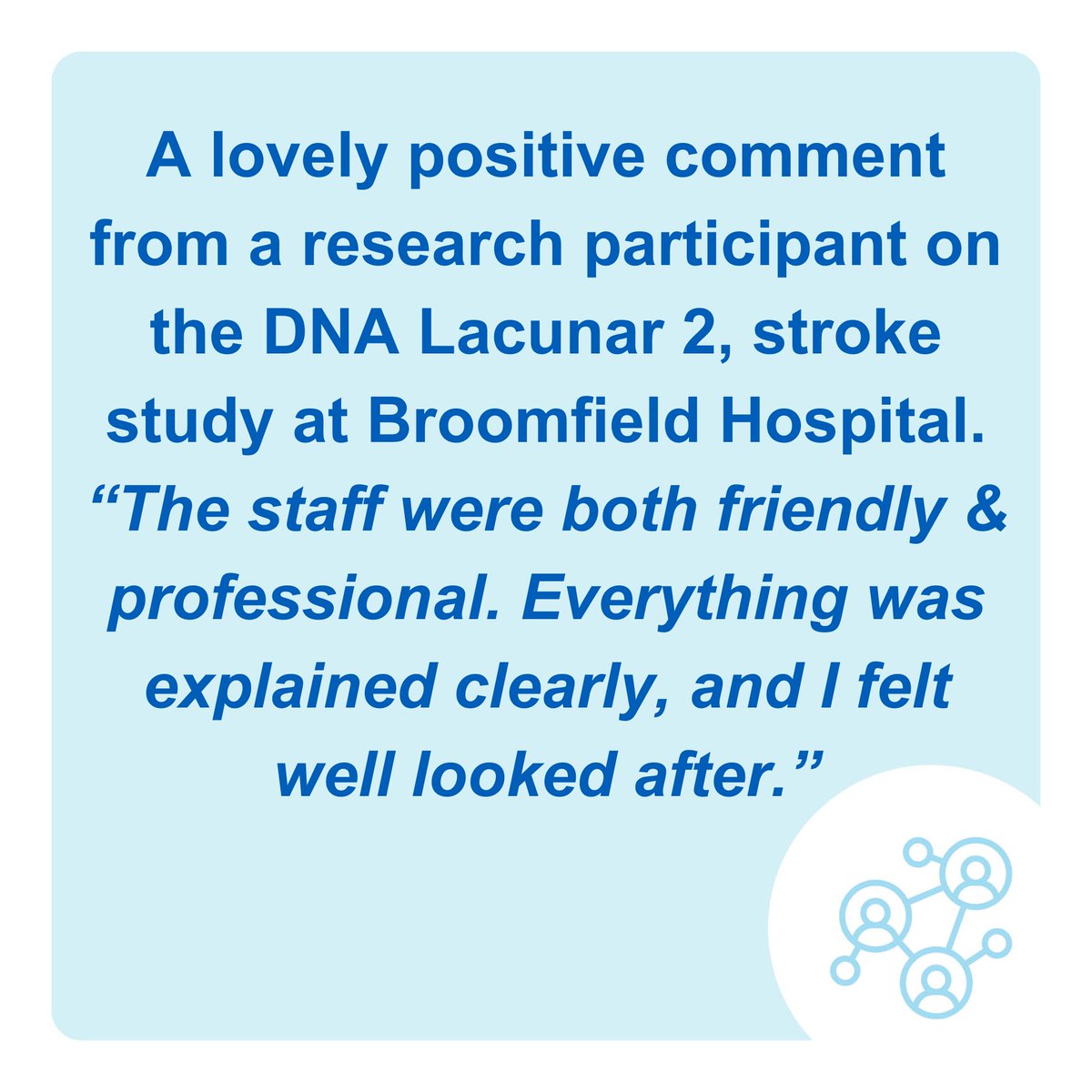 MSEResearchTeam's tweet image. 🌟We are continuously working hard to make people’s experience of research positive! Well done to our Broomfield Team🌟 @MSEHospitals @NIHRCRN_nthames @DNALacunar2