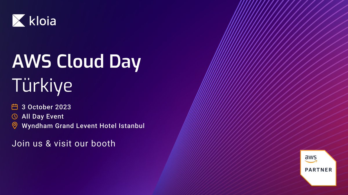 We will be at the AWS Cloud Day Türkiye tomorrow! Visit our booth - we have cool swag, gifts, plush toys, and a ton of excitement waiting for you! 🌈🎁🎈 #aws #türkiye #awspartners #awscloudday #awspartners @awscloud @aws_partners