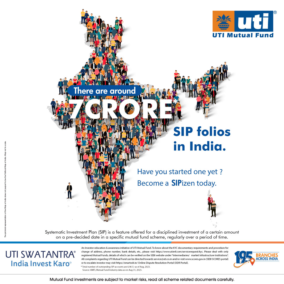 utimutualfund's tweet photo. India has around 7 crore SIP folios. Have you started your SIP ? Take the first step and become a SIPizen today.
Know more: https://t.co/NuD9bPlhaz
#MutualFund #SIP #SIPizen https://t.co/dvefDYe6xp