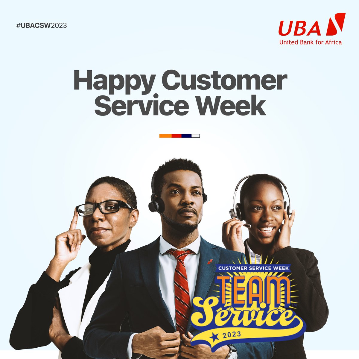 UBACFC (@ubacares) on Twitter photo ๐๐๐ฅ๐๐๐ซ๐๐ญ๐ข๐ง๐ ๐๐ฎ๐ฌ๐ญ๐จ๐ฆ๐๐ซ ๐๐๐ซ๐ฏ๐ข๐๐ ๐๐๐๐ค ๐๏ธ
Thank you, dear customers, for choosing UBA as your trusted banking partner. Your trust fuels our commitment to excellence. ๐ช๐พ
We're all on #TeamService, working together to serve you better. โค๏ธ ๐๐๐ฅ๐๐๐ซ๐๐ญ๐ข๐ง๐ ๐๐ฎ๐ฌ๐ญ๐จ๐ฆ๐๐ซ ๐๐๐ซ๐ฏ๐ข๐๐ ๐๐๐๐ค ๐๏ธ
Thank you, dear customers, for choosing UBA as your trusted banking partner. Your trust fuels our commitment to excellence. ๐ช๐พ
We're all on #TeamService, working together to serve you better. โค๏ธ