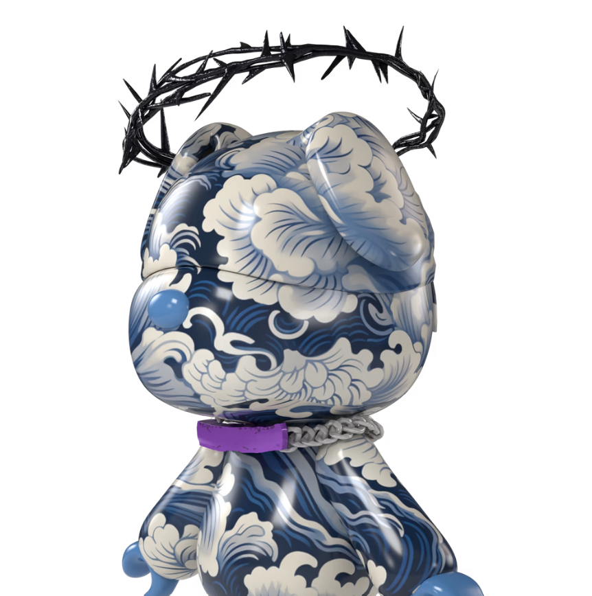 kayls_eth's tweet image. こうfusionしてこの子が来たっ！
和の柄素敵💙

＃メタサムfusion #MetaSamurai2