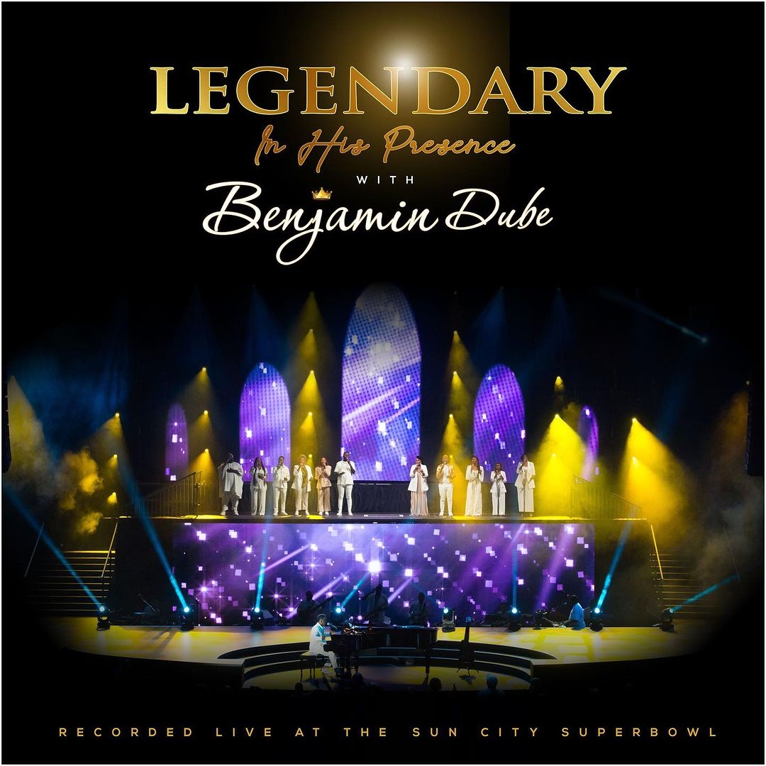 KZN_GospelX's tweet photo. "From Sun City to Golden Horse Casino PMB: Benjamin Dube's 'Legendary In His Presence' Album Recorded Live, and Now, Catch the Once-in-a-Lifetime Live Performance on November 4th, 2023! 🎶🎤 #LegendaryInHisPresence #BenjaminDubeLive #GospelCommunity #PraiseTheLord https://t.co/OVwDoIheMx