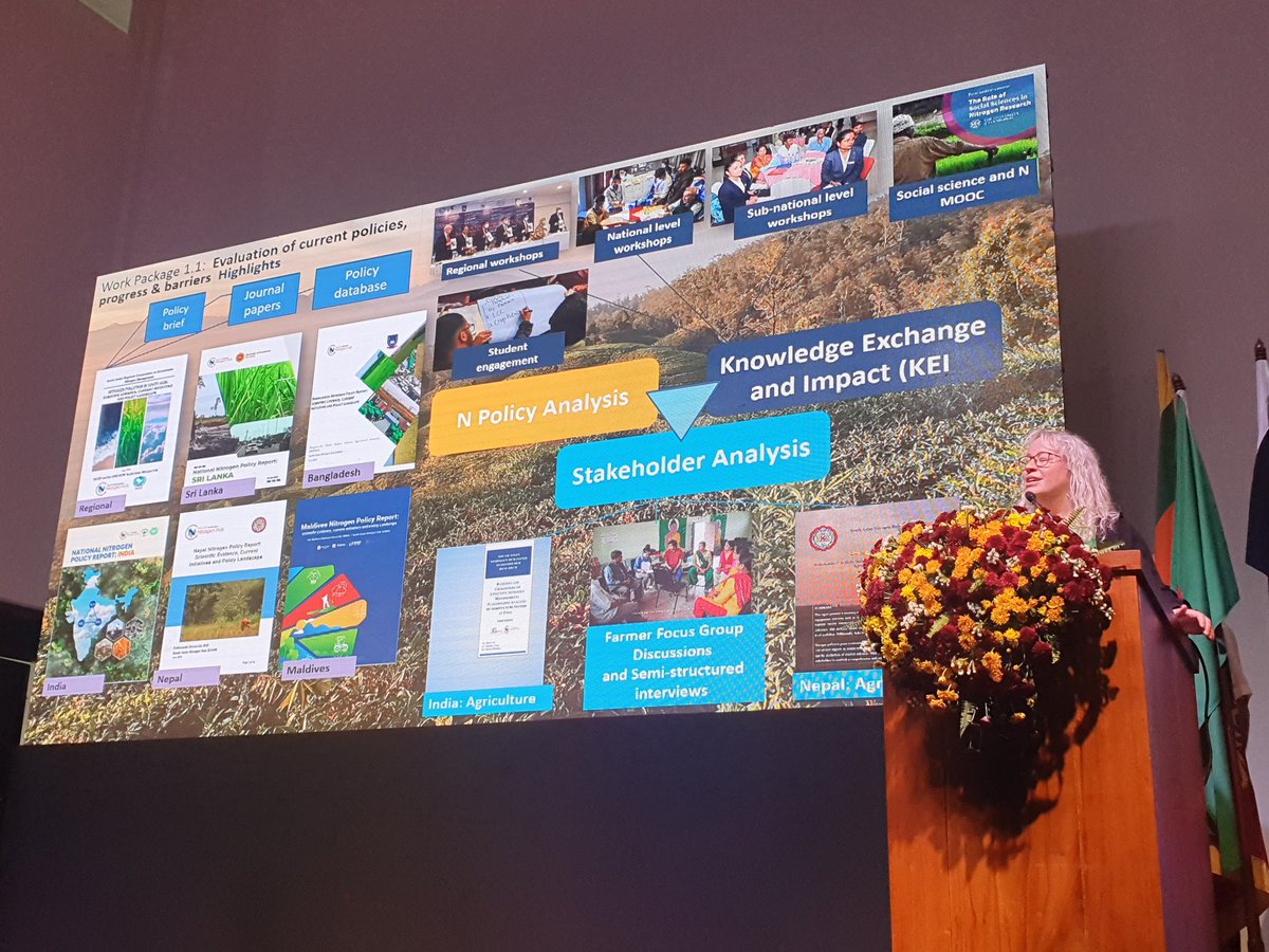 SANH Policy work has lead to regional workshops to engage targeted #stakeholders 
Raising awareness #nitrogen policy solutions based on SANH research 
#SANH2023