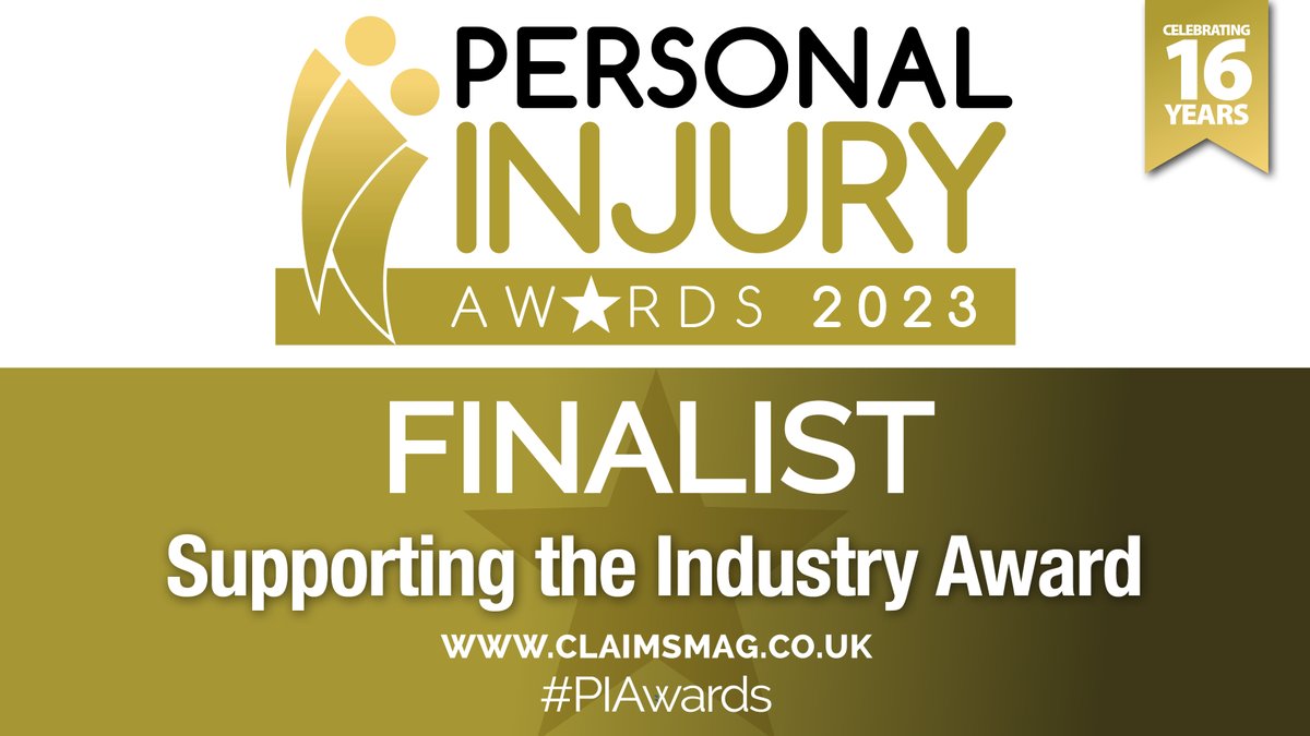 🌟 Exciting News! 🌟

We're thrilled to announce that we have been shortlisted for the prestigious Personal Injury Awards in the category of 'Supporting the Industry.' 🏆

#PIAwards # SupportingTheIndustry #TeamWork #UKS